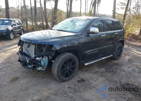 2015 Jeep Grand Cherokee Overland z USA, uszkodzony, nr VIN 1C4RJECGXFC957530